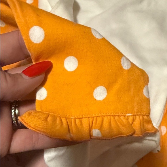 CARTERS Orange & White Kids 2Piece set 24months/2T NWT ADORABLE 🥰 - Picture 4 of 6